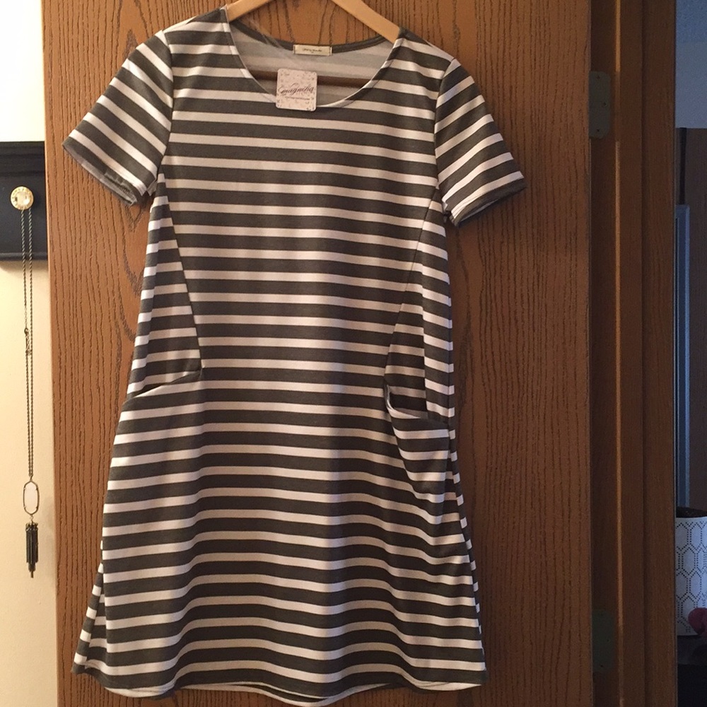 Striped Pocket Dress